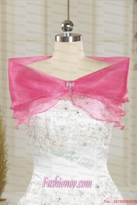 Pretty Rose Pink Wedding Party Shawls for 2014