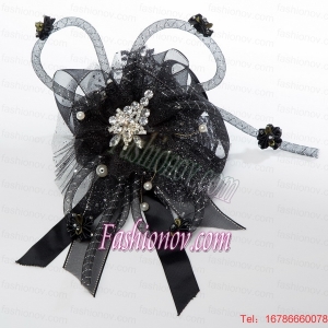 2014 New Arrival Fascinators with Beading Imitation Pearls and Rhinestone