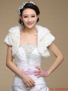 Open Front 2015 Wonderful Shawls in White