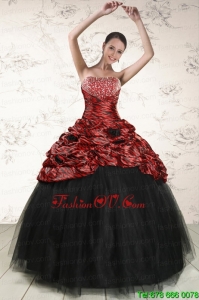 2015 Exclusive Ball Gown Leopard Quinceanera Dresses in Multi-color