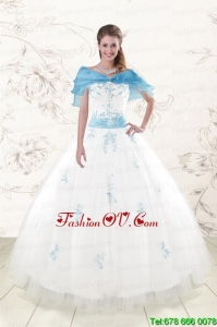 White Best Ball Gown Discount Pretty Quinceanera Dresses