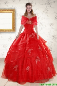 Best New Style Strapless Quinceanera Dresses with Appliques