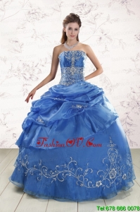 Appliques Lovely Royal Blue Quinceanera Dresses