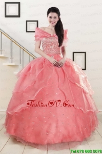 Designer Beading Ball Gown Sweetheart Quinceanera Dresses