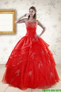 Most Popular Strapless Sweet Sixteen Dresses for 2015