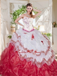 Popular Big Puffy Bubble Beaded and Ruffled Modern Quinceanera Dresses with Asymmetrical Neckline