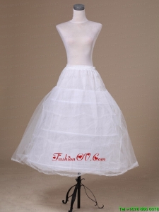 A Line Tulle Floor Length Low Price Wedding Petticoat