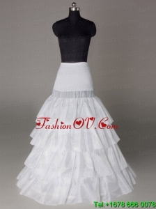 Four Layers Hot Selling Taffeta Floor Length Wedding Petticoat
