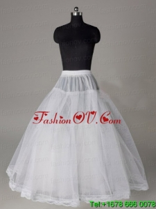 Lace Edge Ball Gown Organza Floor Length Wedding Petticoat