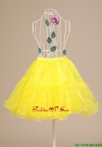 Yellow Hot Selling Mini Length Petticoat