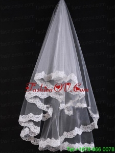 Bridal Veil With Lace On Sale