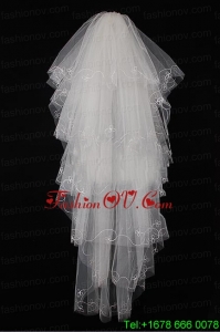 Five Layers Tulle For Fingertip Veil