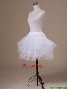 Lovely Tulle Mini Length Girls Petticoat
