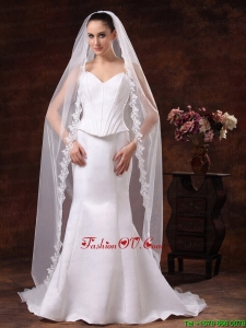 One-tier Tulle Cathedral Veil For Wedding