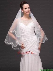 Tow-tier Tulle Wedding Veil On Sale