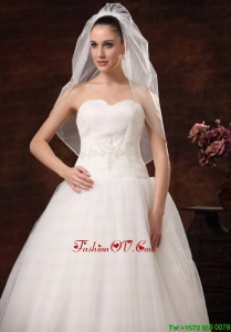 Cheap Drop Tulle Bridal Veils For Wedding
