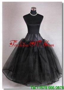 High End Organza Ball Gown Floor Length Black Petticoat