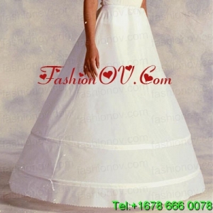 Most Popular Organza Ball Gown Floor Length White Petticoat