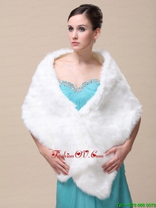 Faux Fur Special Occasion / Wedding Shawl On Sale