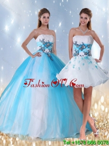 Pretty and Lovely Multi Color Quinceanera Dress with Appliques and Beading