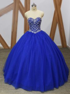 Affordable Tulle Sleeveless Floor Length Sweet 16 Quinceanera Dress and Beading