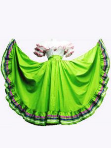Taffeta Short Sleeves Floor Length 15 Quinceanera Dress and Ruffled Layers
