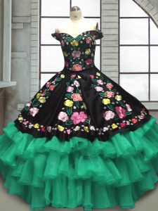 Floor Length Ball Gowns Sleeveless Multi-color Quinceanera Gowns Lace Up