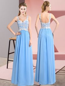 Sexy Sleeveless Lace Zipper Prom Dress