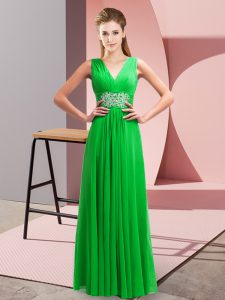 Top Selling Sleeveless Beading and Ruching Side Zipper Homecoming Dress