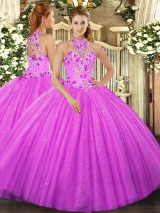 Gorgeous Sleeveless Beading and Embroidery Lace Up Quinceanera Dresses