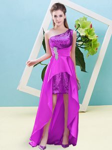 Exquisite Sleeveless Beading and Sequins Lace Up Prom Dress