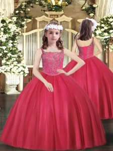 Sleeveless Beading Lace Up Pageant Dress Wholesale
