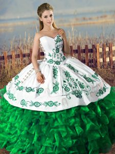 Enchanting Embroidery and Ruffles Lace Up Quinceanera Dresses