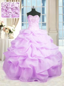 Designer Floor Length Ball Gowns Sleeveless Rose Pink Sweet 16 Quinceanera Dress Lace Up