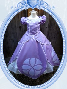 Scoop Short Sleeves Floor Length Zipper Toddler Flower Girl Dress Lavender for Quinceanera and Wedding Party with Beading